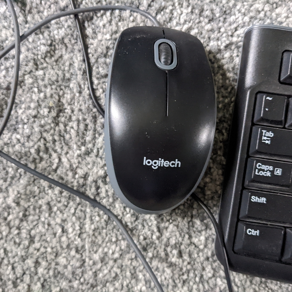 Logitech keyboard and mouse